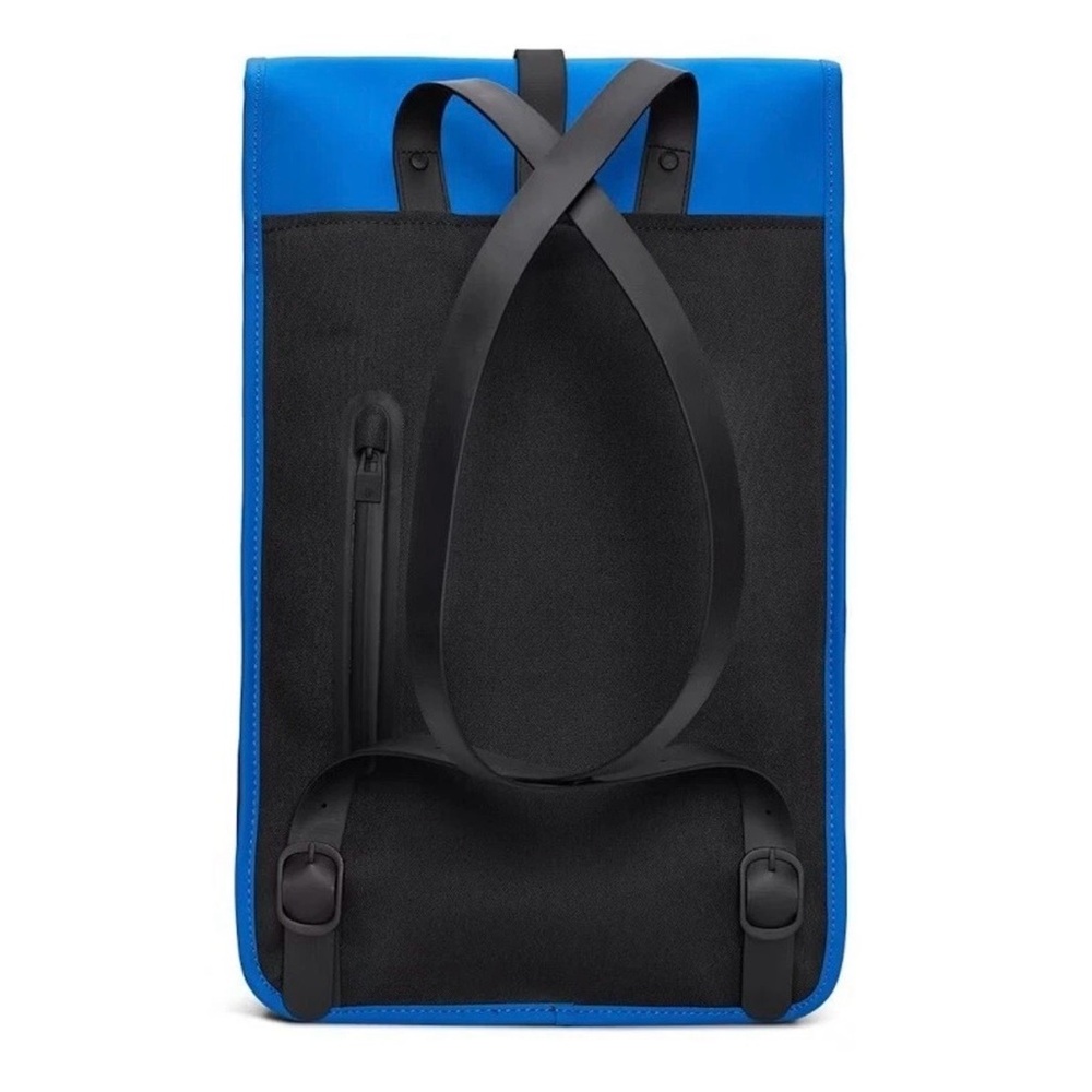 RAINS‎ Blue Waterproof Rolltop Rucksack - Picture 4 of 5